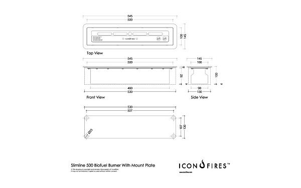 ICON FIRES Slimline 500mm_3