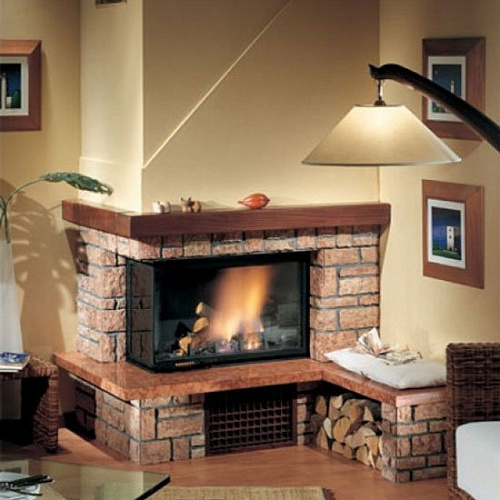 Облицовка Tema Due dx с банкетой (EdilKamin)_0