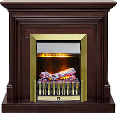 Dimplex Bradford очаг Danville Antique Brass FB2 темный дуб