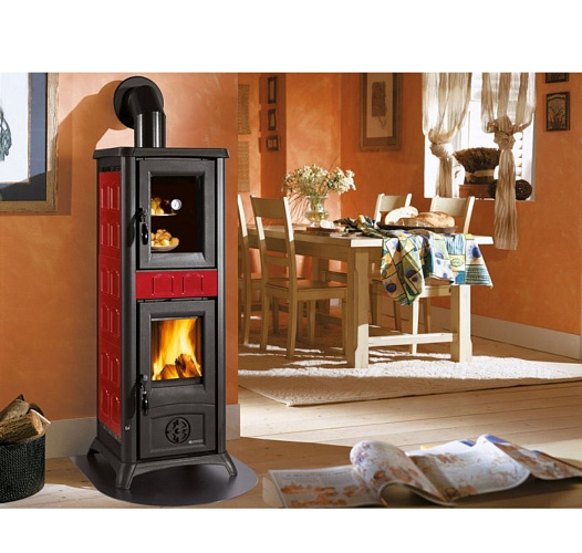 La Nordica-Extraflame gemma forno bordeaux_1