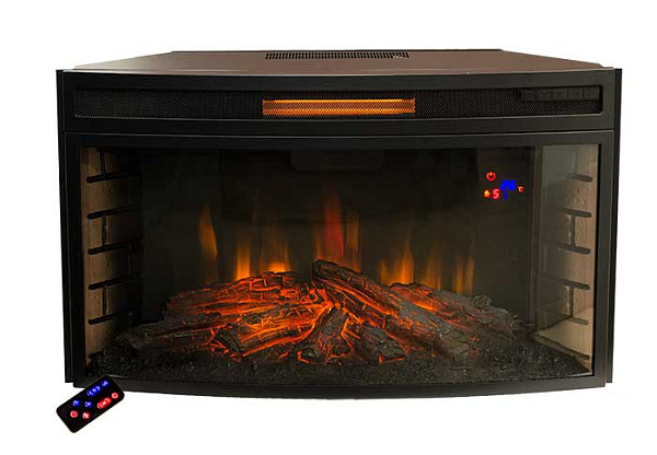 RealFlame Govard DN очаг Firespace 33W S IR темный орех фронтальный_2